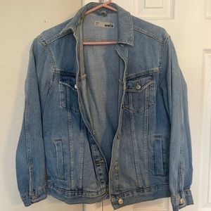 Top Shop oversized jean jacket